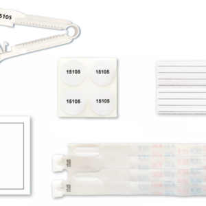 Secure Clamp Kit with Write-On Band (100)